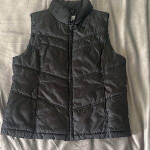 Merona Black Puffer Vest